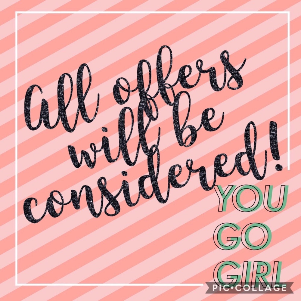 All offers will be considered!